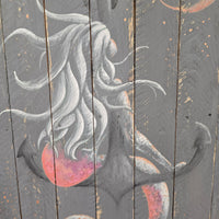 Assorted Mermaids on Anchors under the night sky