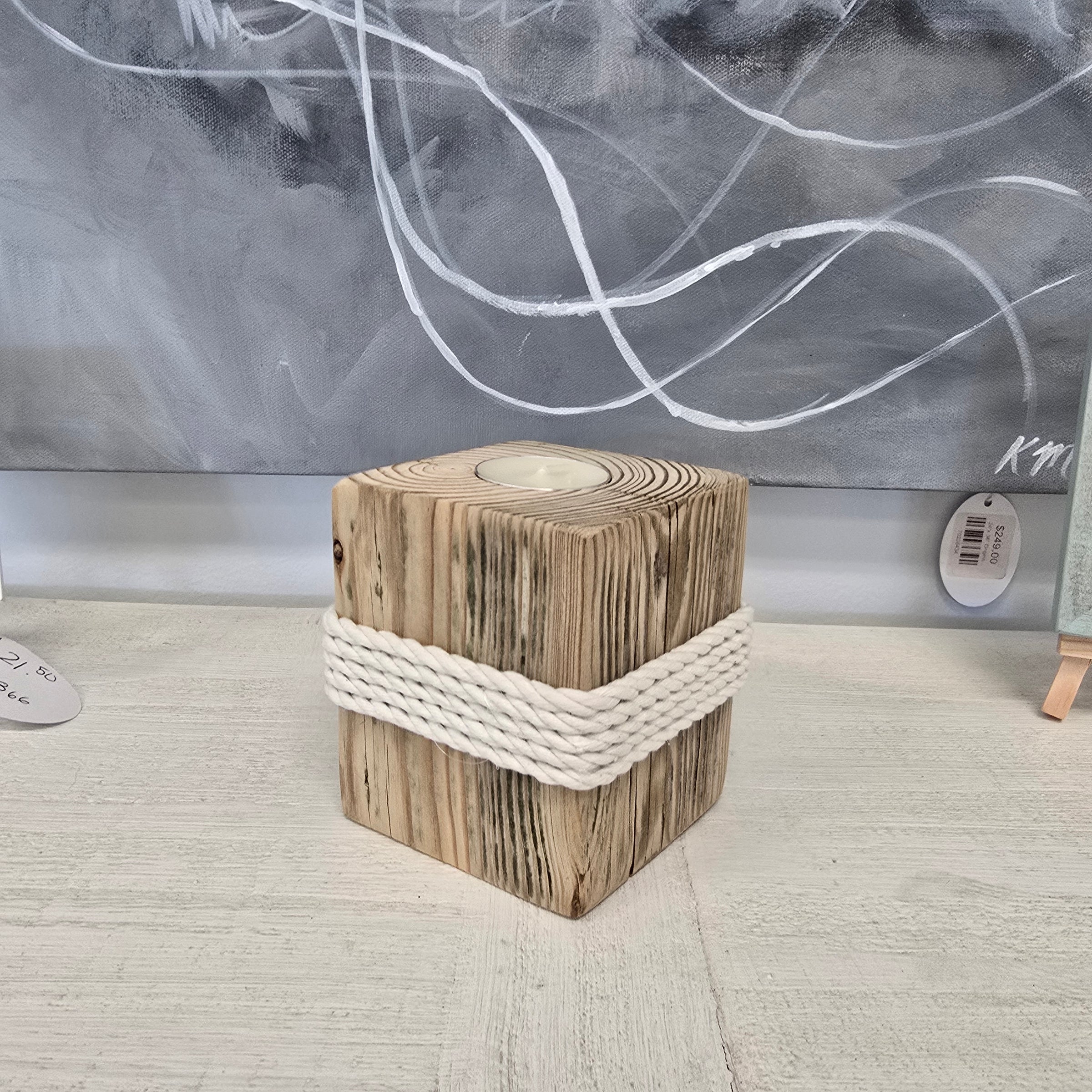 Wooden Tea light holder