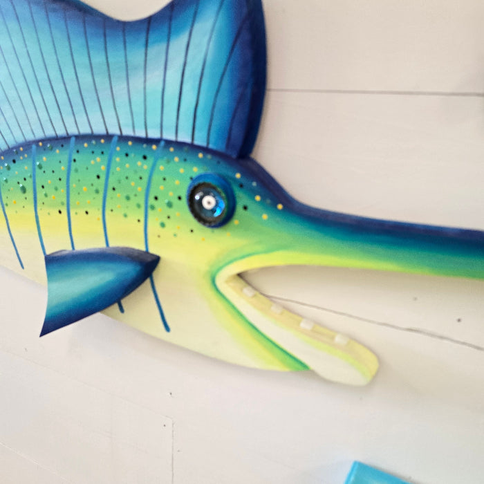 Sailfish " Come Sail Away" Sunshine & Sweet Peas Costal Decor