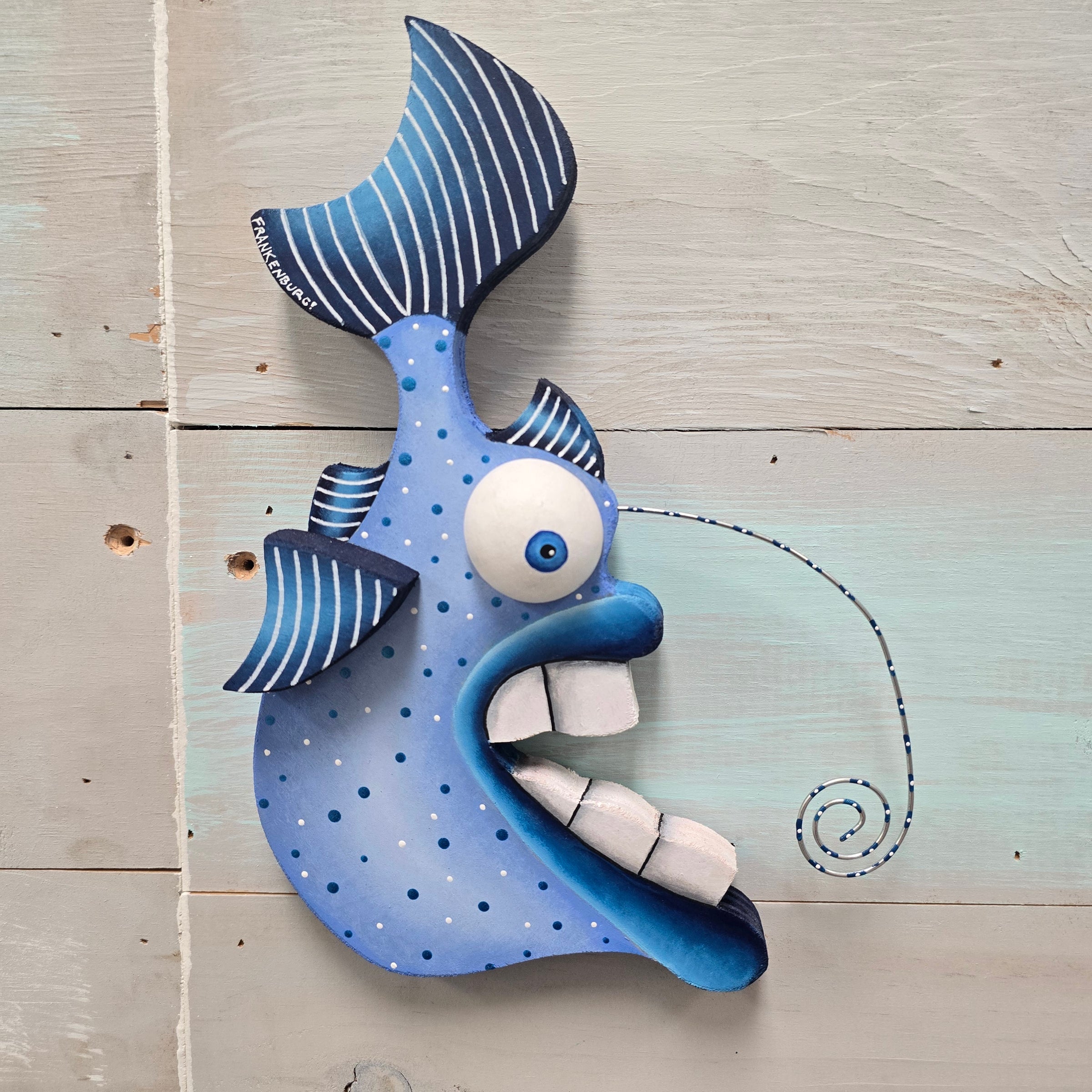 "Dine and Recline" Wooden Funky Fish