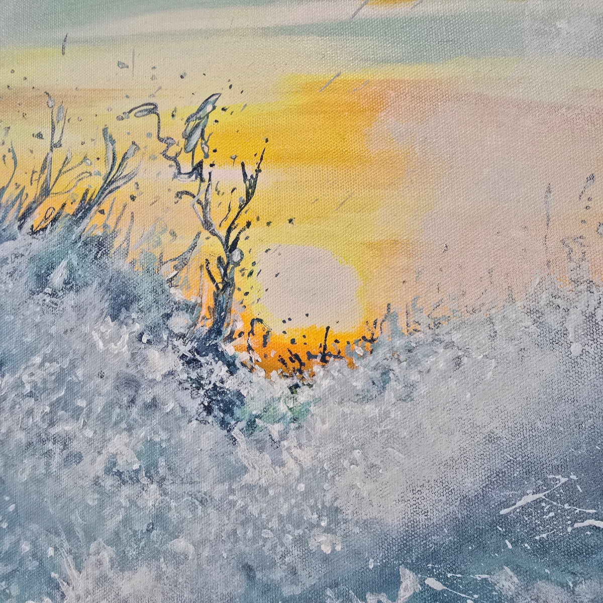 Ocean spray on Sunset
