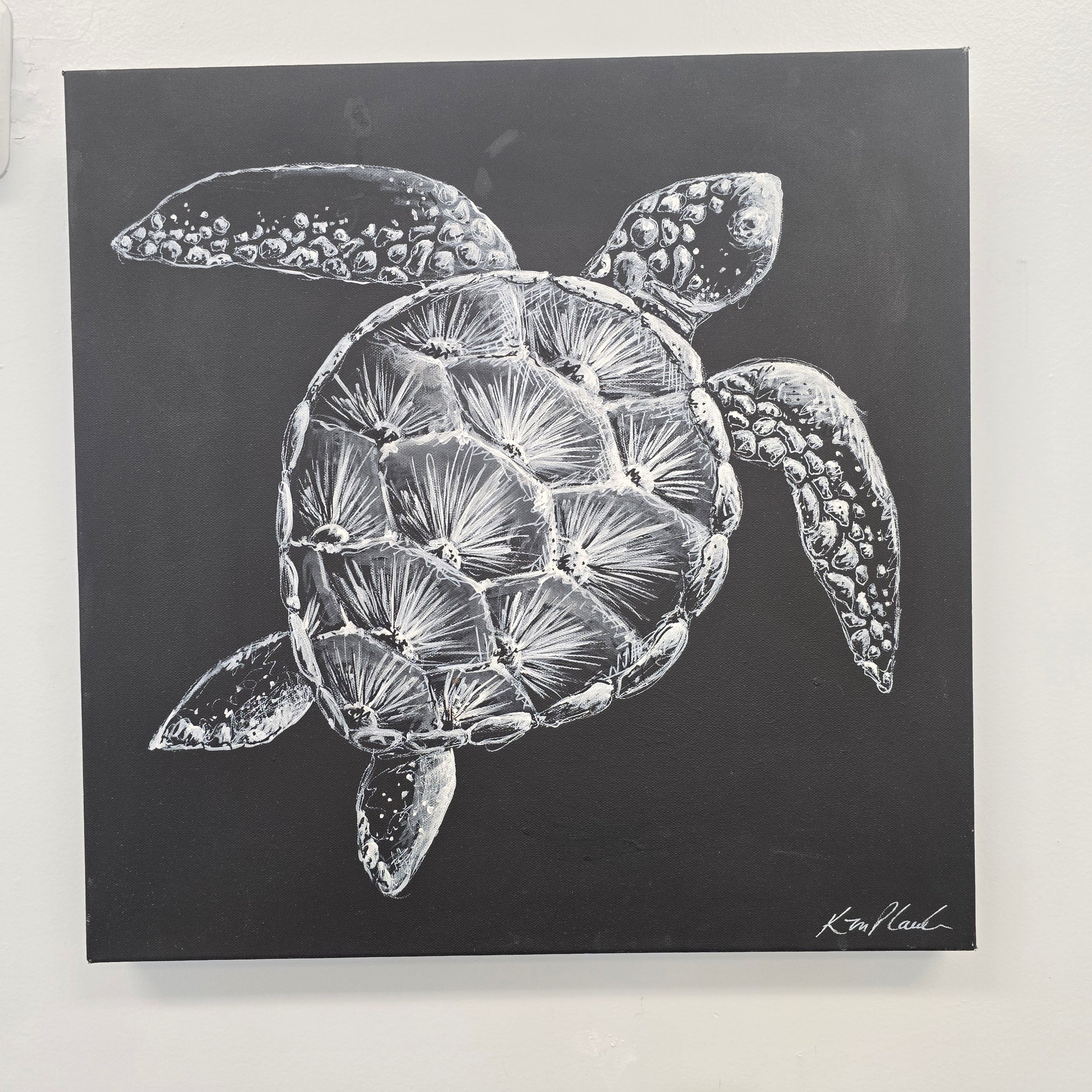 Sea Turtle on Canvas