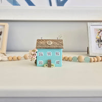 "Live your dream" Wooden House with Blossom tree