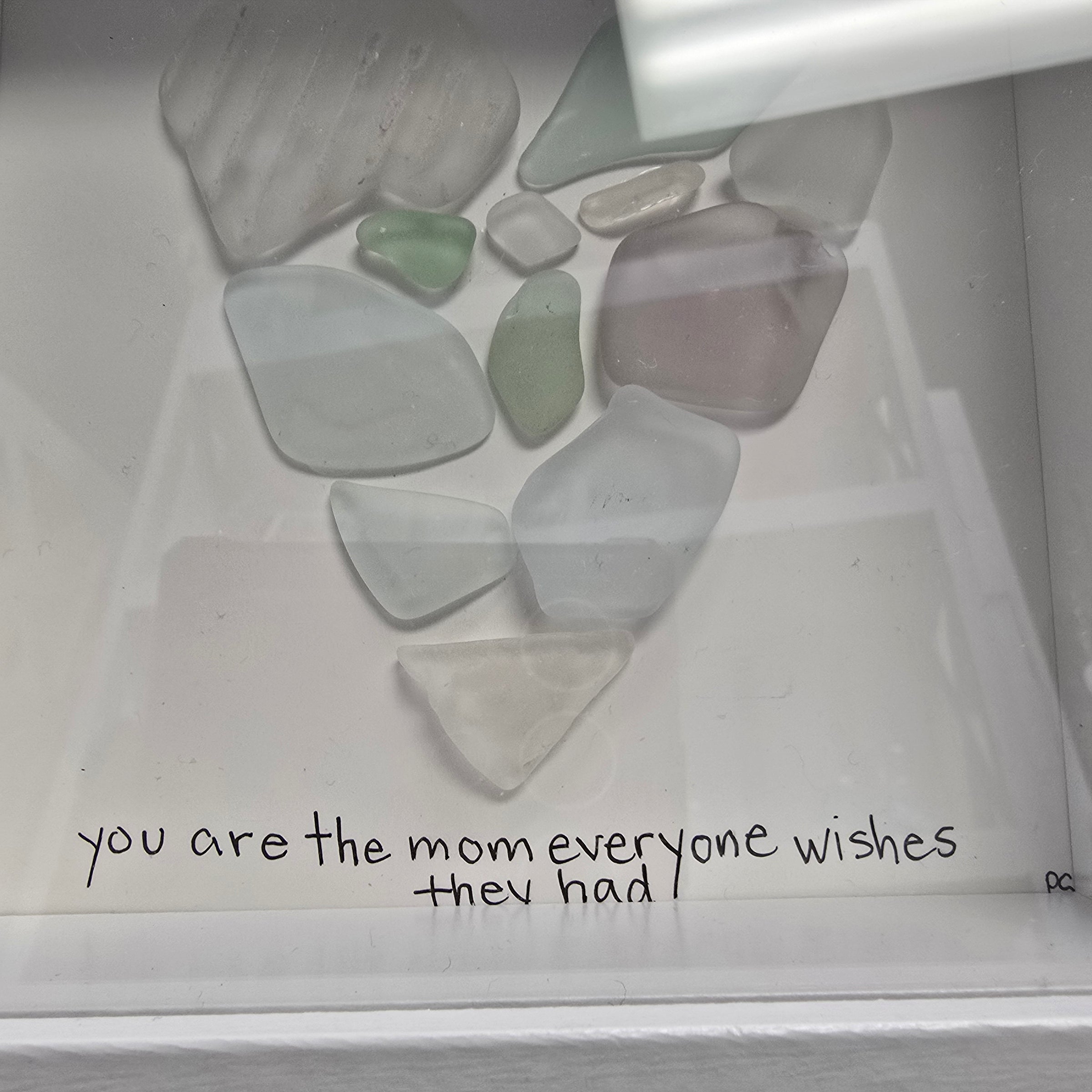 Assorted Mom Sea Glass Art
