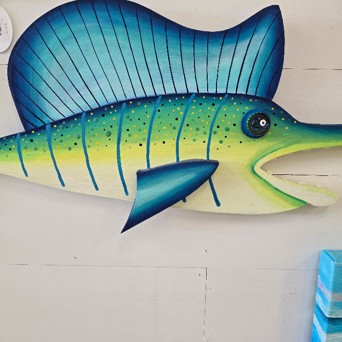 Sailfish " Come Sail Away" Sunshine & Sweet Peas Costal Decor