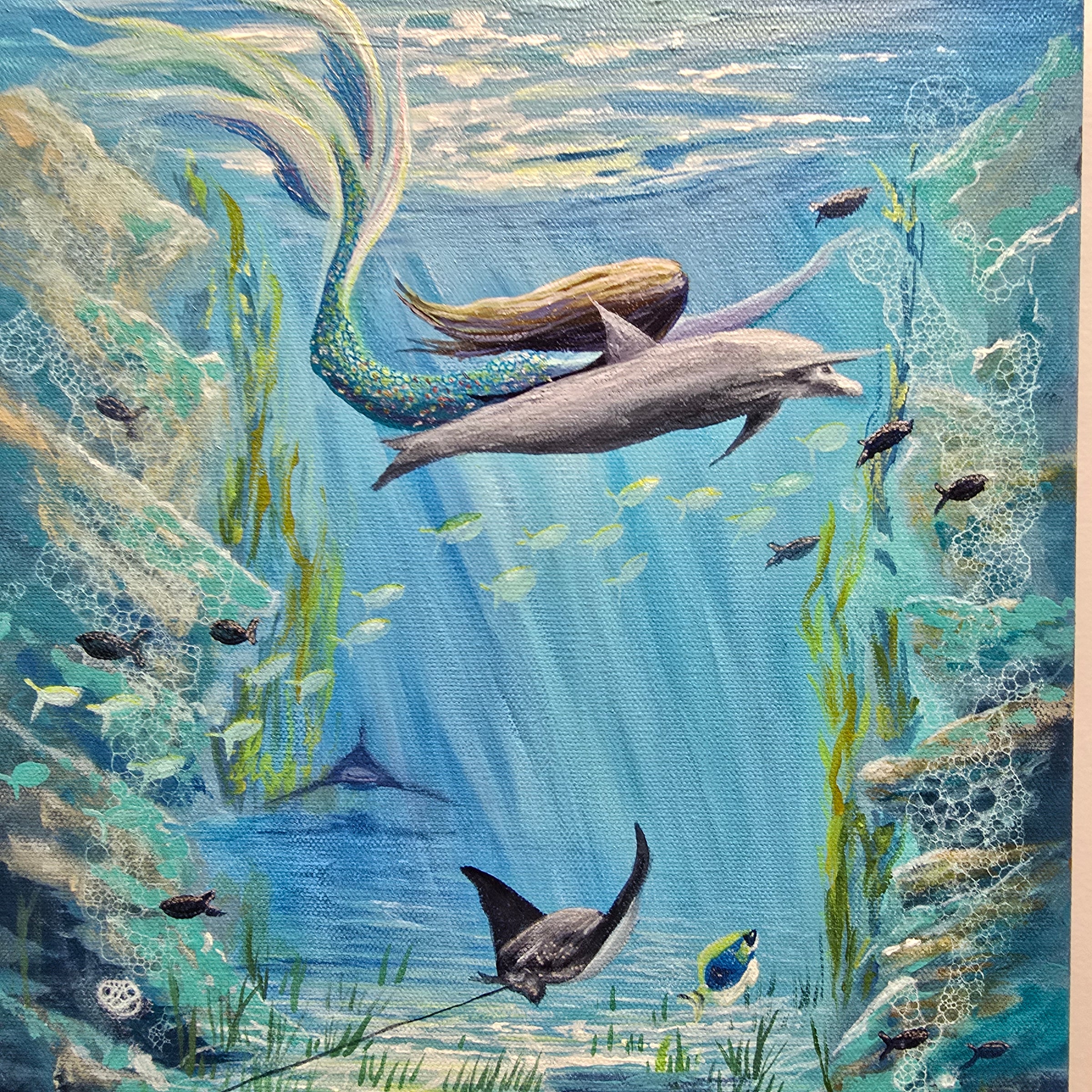 Creatures underwater