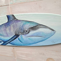 Hand Painted Shark Surfboard