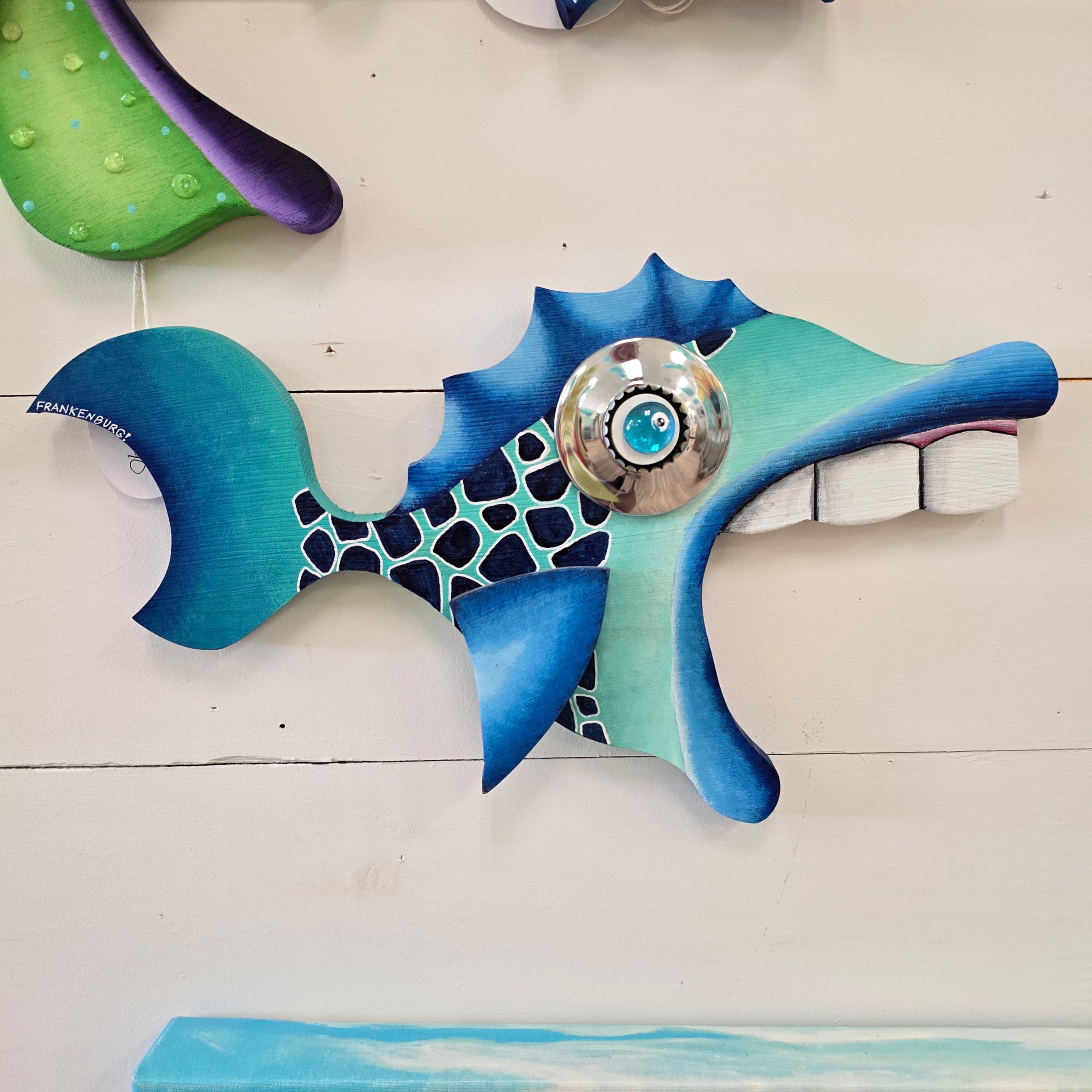 "Terry Boberry" Wooden Funky Fish