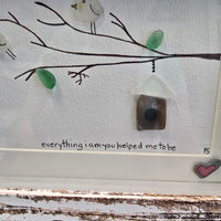 Assorted Inspiring Bird Pebble & Driftwood Art