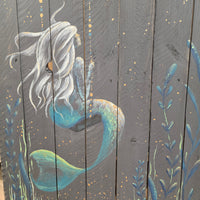 Assorted Mermaids on Anchors under the night sky