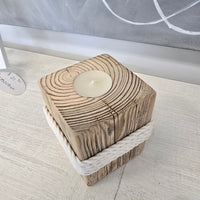 Wooden Tea light holder