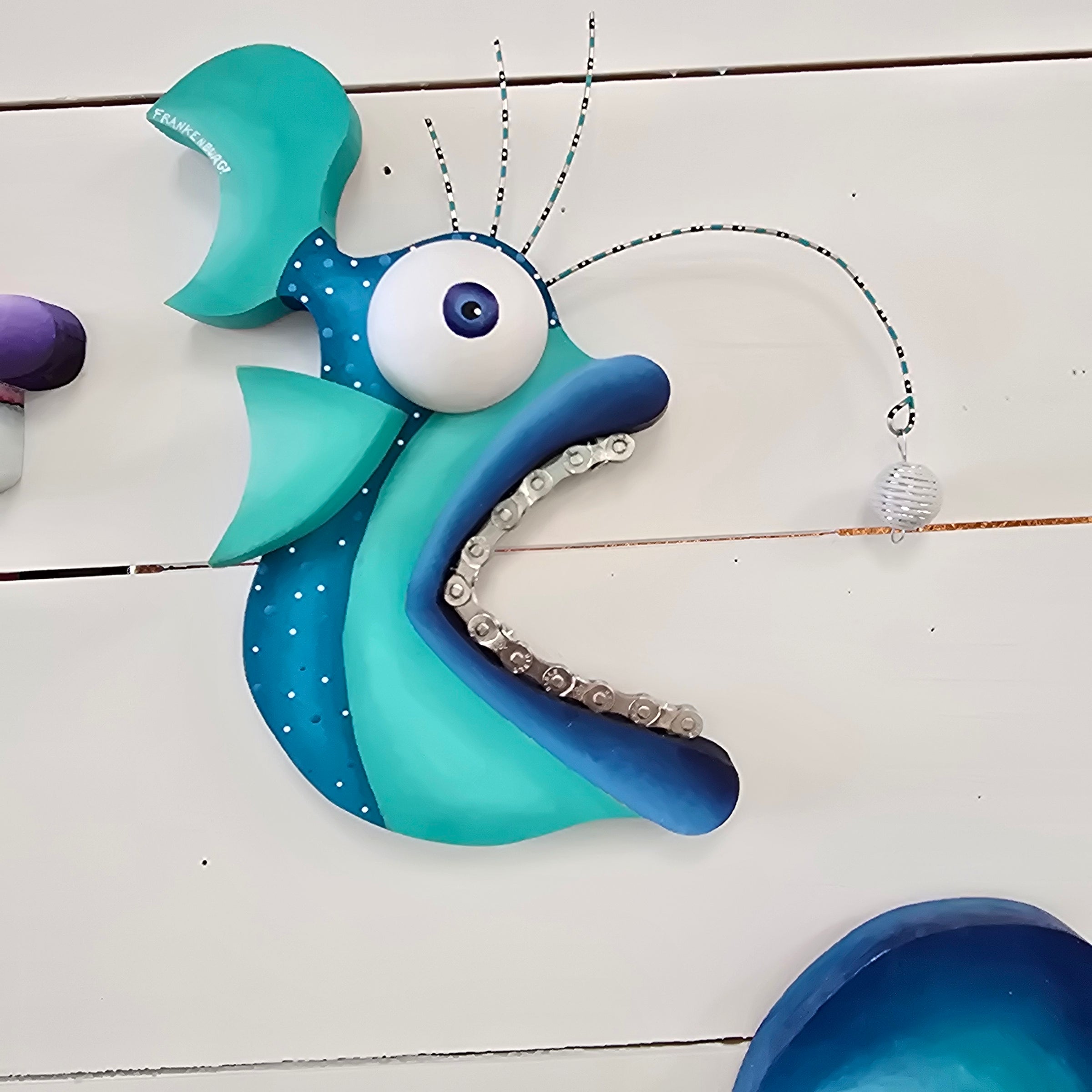 Tommy Toothpaste Wooden Funky Fish