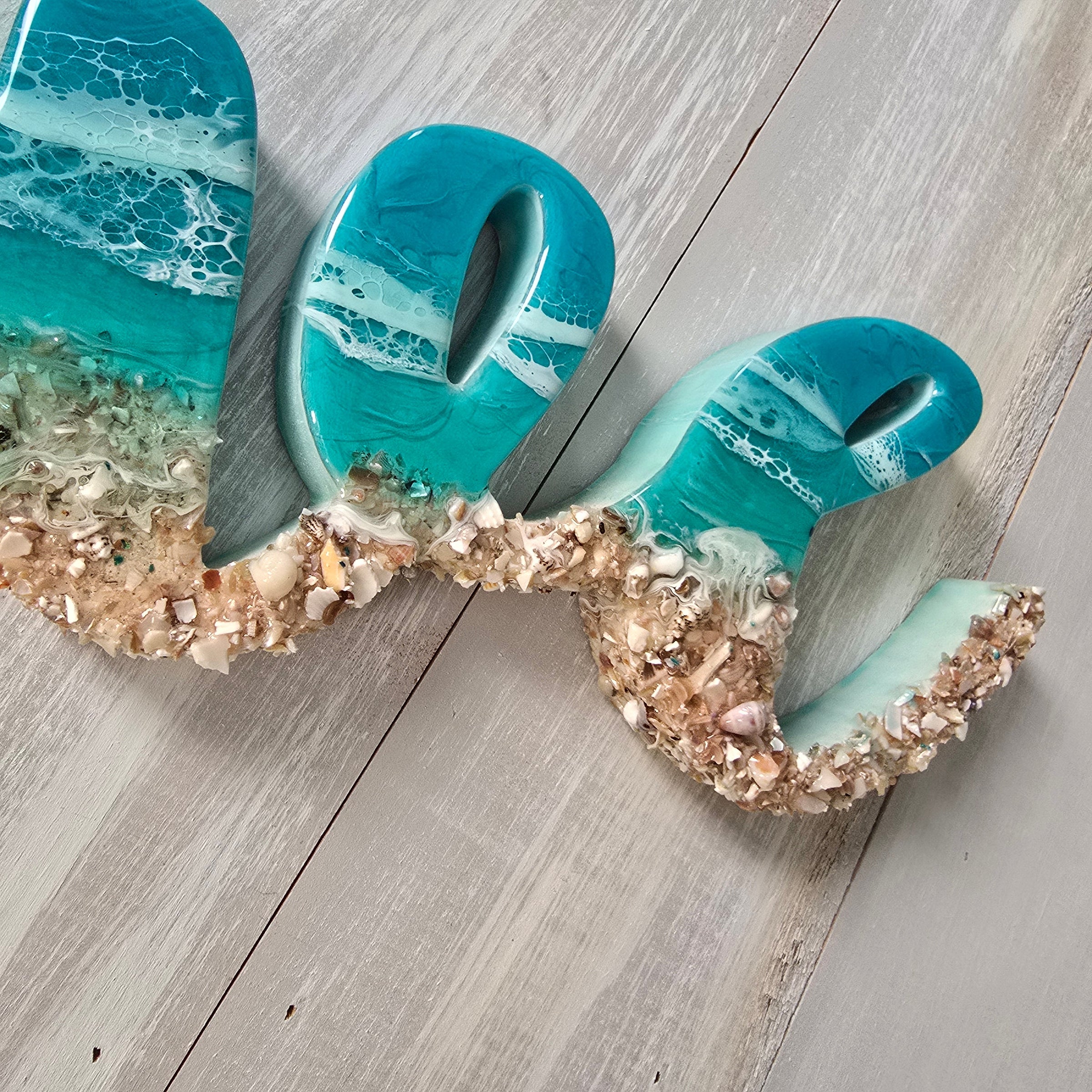 Love Beach Inspired Word Art