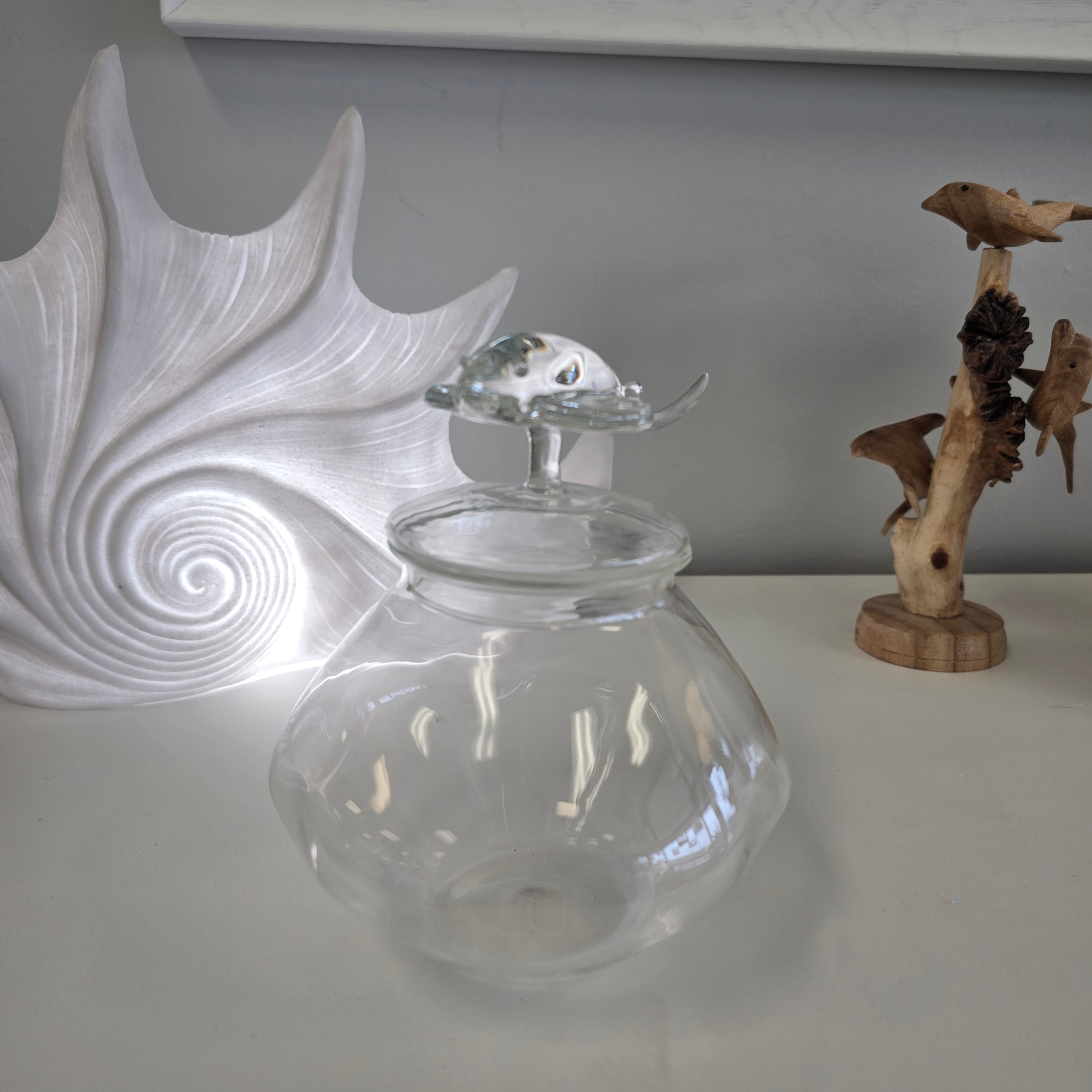 Oceana glass jar