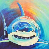 Great White on Canvas Sunshine & Sweet Peas Costal Decor