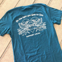 Be The Light You Wish To See Adult T-Shirts - Sunshine & Sweet Pea's Coastal Decor