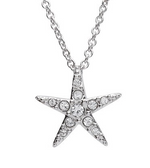 Crystal Starfish Necklace