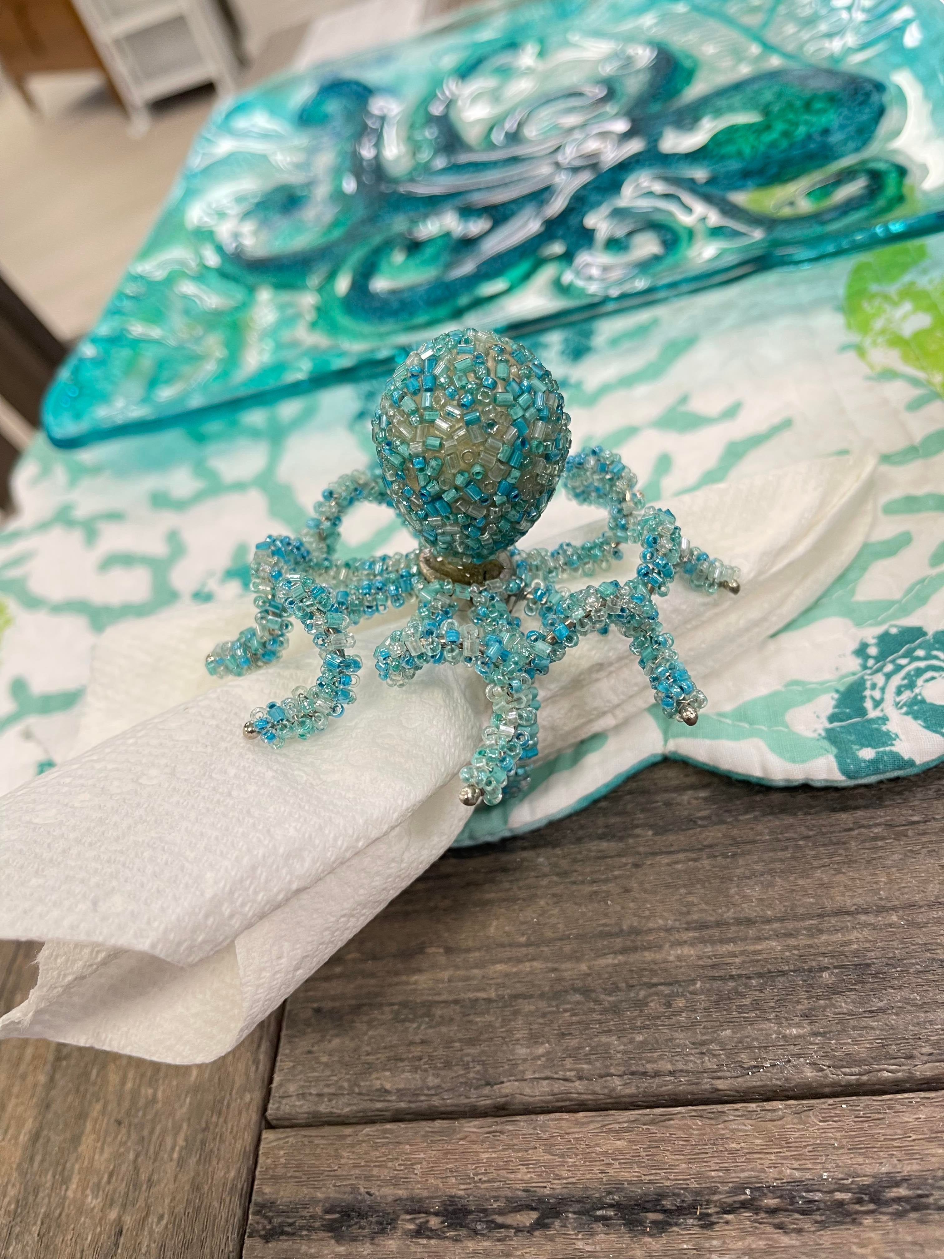 Octopus on sale napkin holder