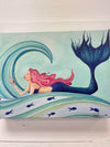 Mermaid Print on Canvas - Sunshine & Sweet Pea's Coastal Decor