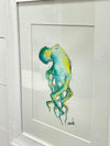 Framed Original Watercolor Octopus - Sunshine & Sweet Pea's Coastal Decor