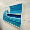 Wave Painting on Framed Canvas