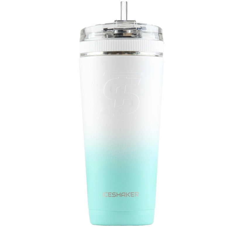 Mint & White Colored Insulated Flex Bottle