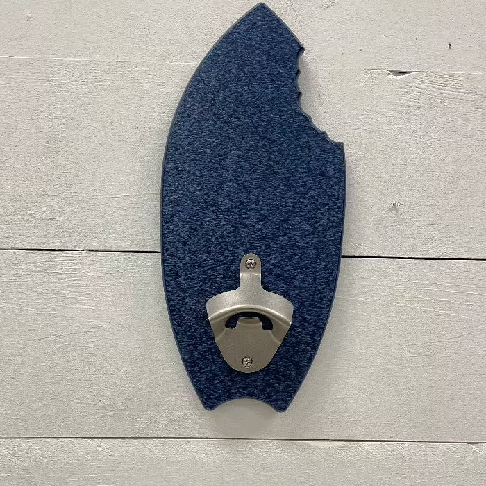Shark Bite Surf Board Poly Bottle Opener