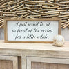 "Sit In Front Of The Ocean" Wooden Sign - Sunshine & Sweet Pea's Coastal Decor