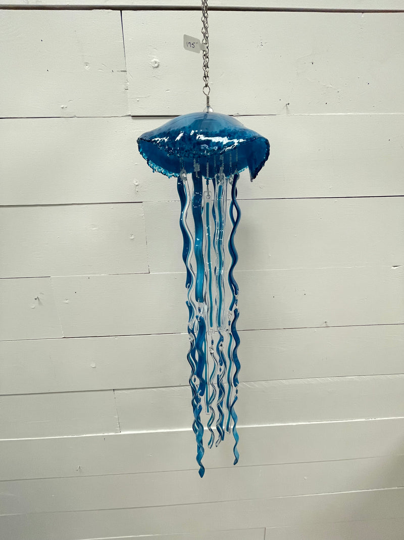Large Dark Blue Jellyfish