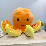 Orange Octopus Stuffed Animal