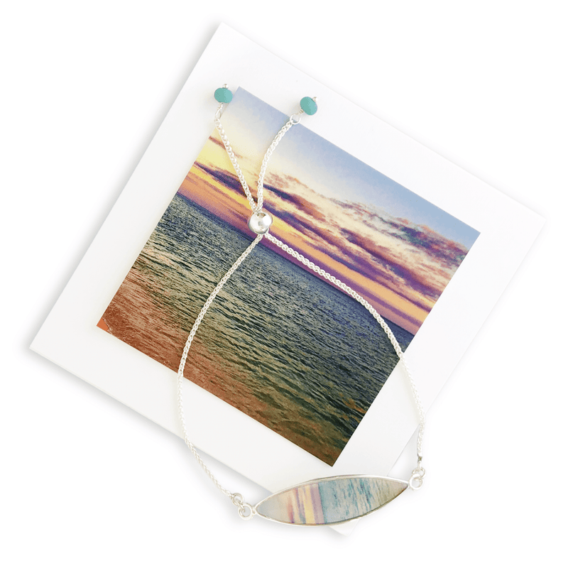 Oh To Be Where the Sky Meets the Sea Sherbert Sunset Bracelet