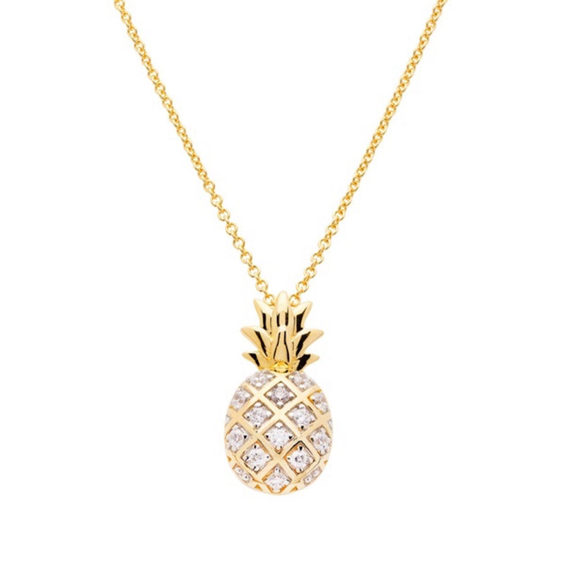 Gold Vermeil Pineapple Necklace