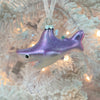 Glitter Happy Shark Christmas Ornament