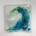 Fused Glass Mini Wave Art