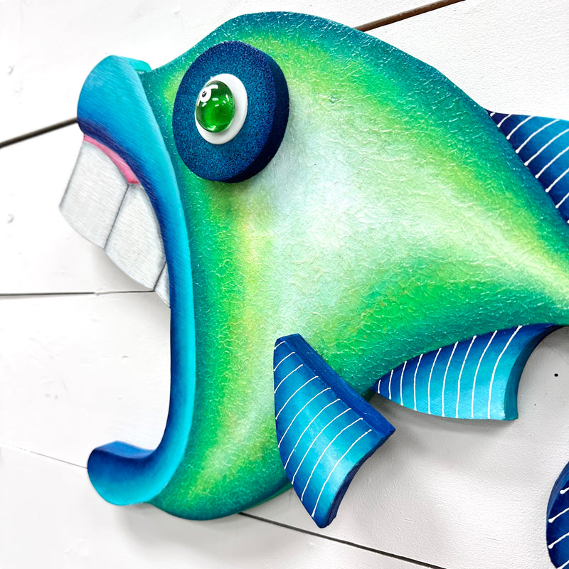 Funky Wooden Fish