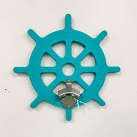 Ship Wheel Poly Bottle Opener - Sunshine & Sweet Pea's Coastal Decor