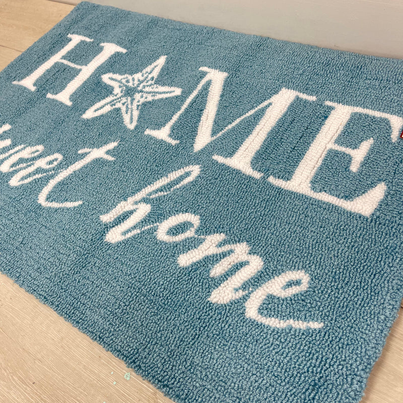 Home Sweet Home Hooked Rug