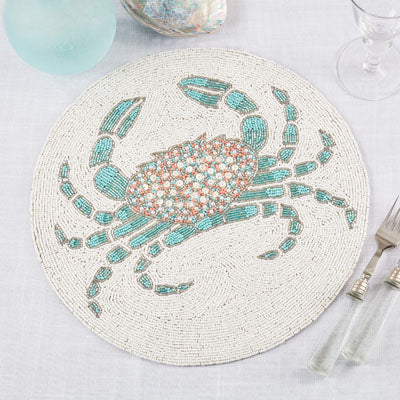 Crab Beaded Placemat