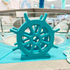 Ship Wheel Poly Napkin Holder - Sunshine & Sweet Pea's Coastal Decor