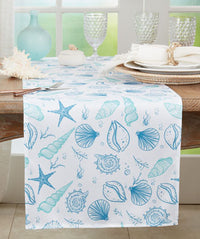 Seashells Table Wear Collection Sunshine & Sweet Peas Coastal Decor