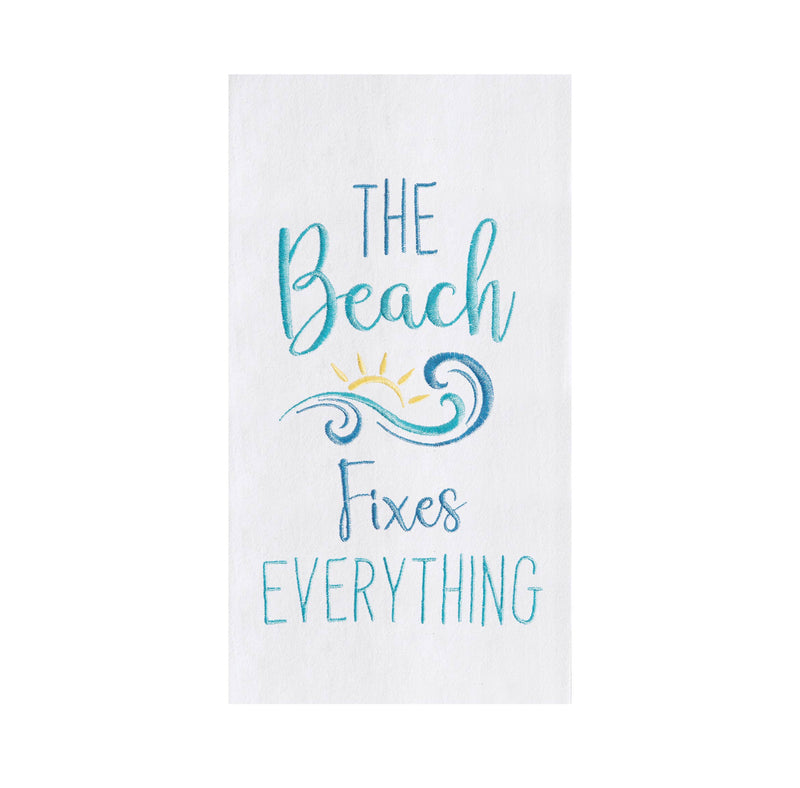 The Beach Fixes Everything Kitchen Towel