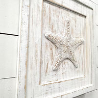 Starfish Double Framed Wood Carving - Sunshine & Sweet Pea's Coastal Decor