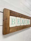 Beach Wooden Sign
