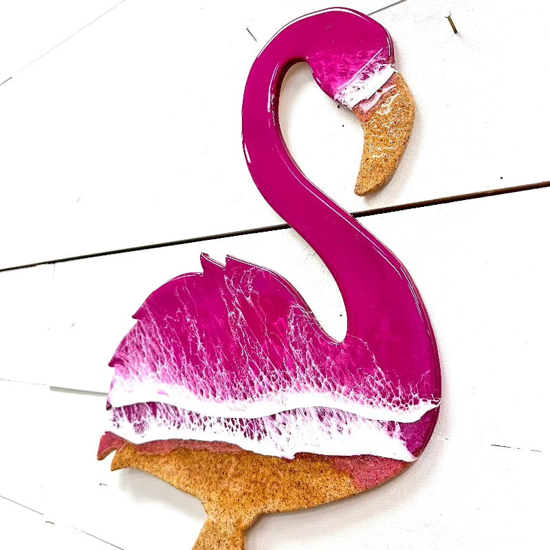 Pink Resin Flamingo - Sunshine & Sweet Pea's Coastal Decor