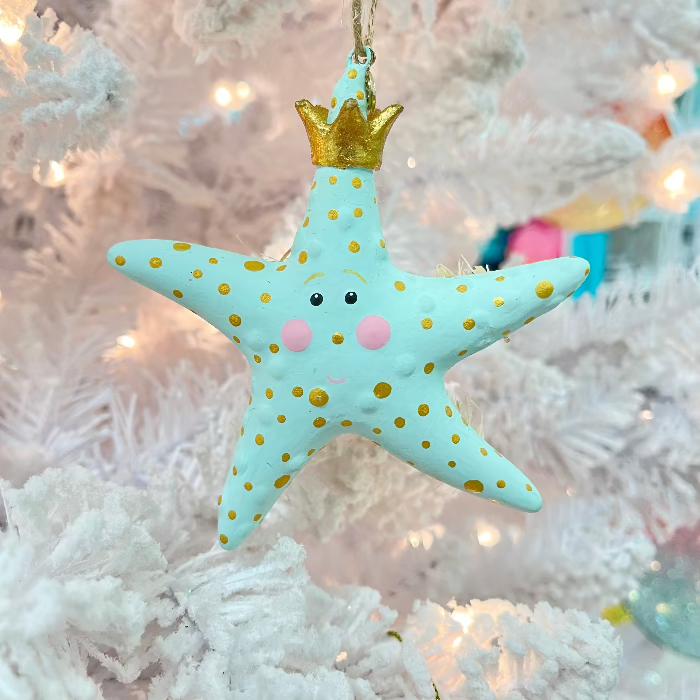 Starfish Christmas Ornament Sunshine & Sweet Peas Coastal Decor