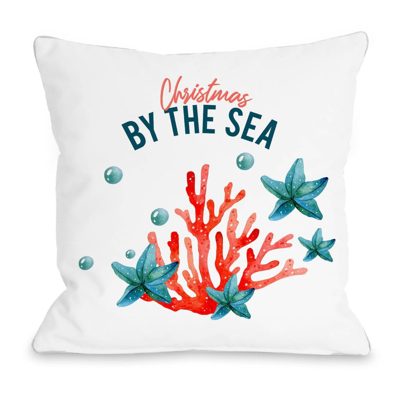 Christmas By The Sea Pillow