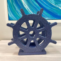 Ship Wheel Poly Napkin Holder - Sunshine & Sweet Pea's Coastal Decor