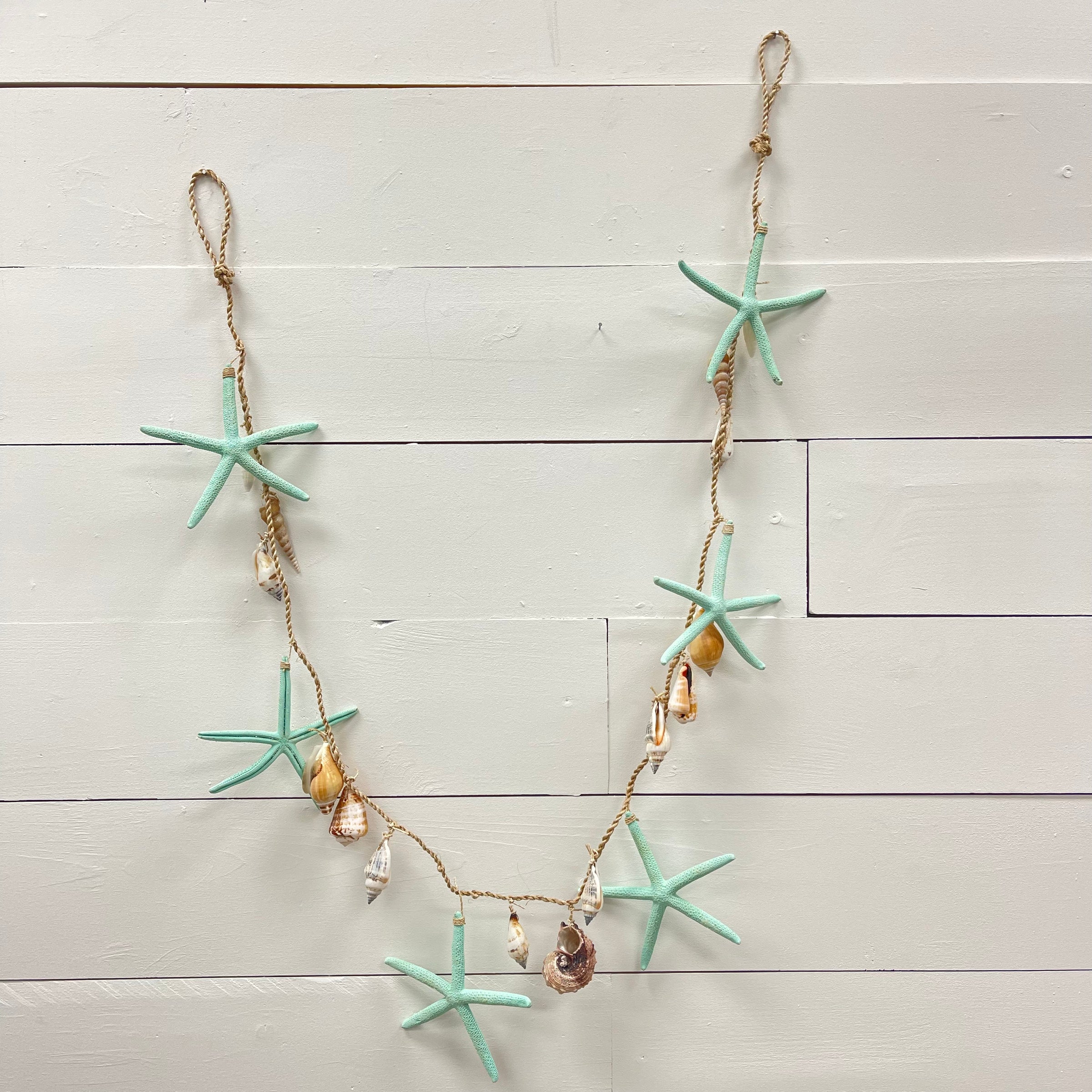 Starfish Garland w/Seashells