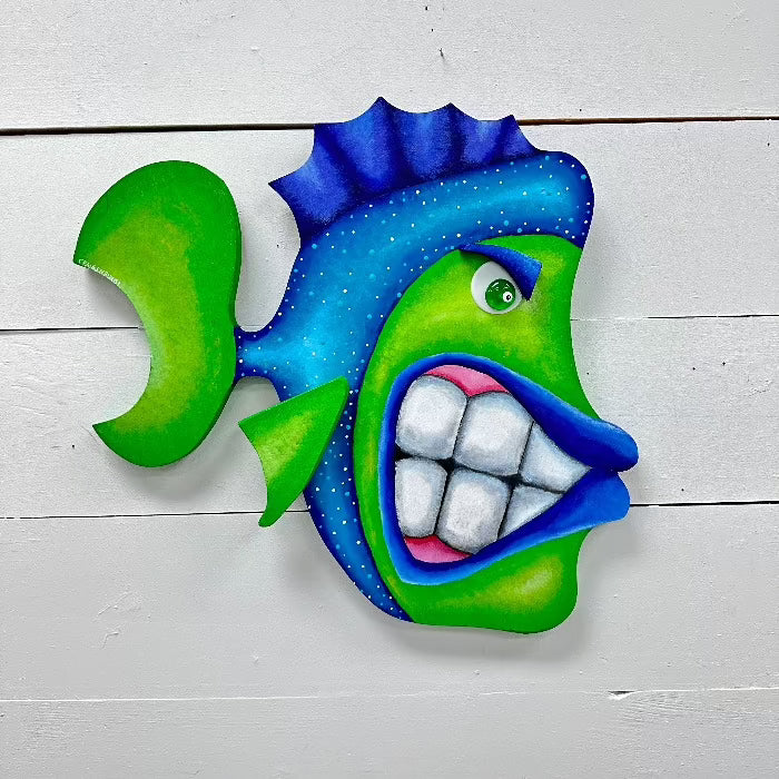 Funky Wooden Fish